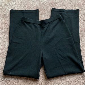 Black knit St. John pants